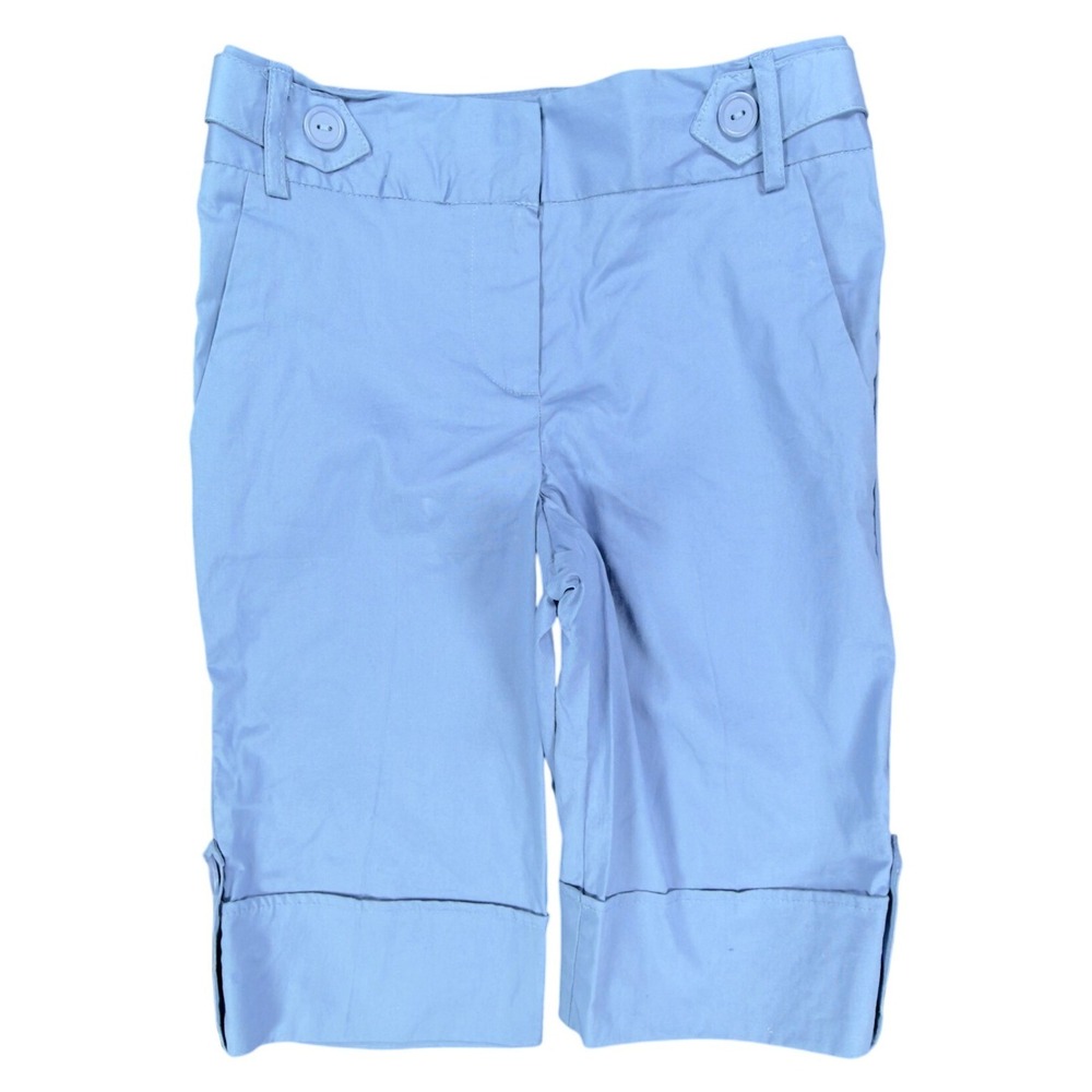 Amy Byer Y2K Bermuda Shorts Girls 10 Blue Cotton Stretch NWT